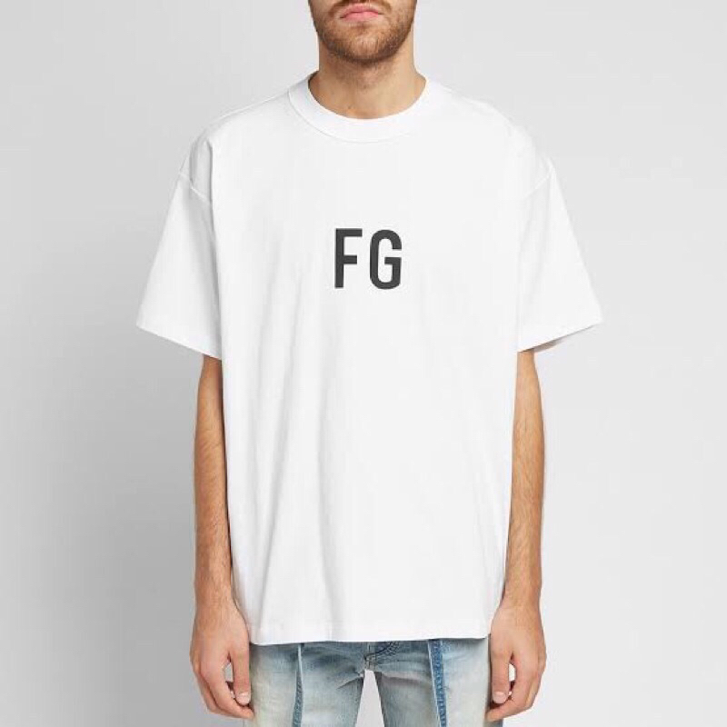 Tee Fear Of God FG | T-shirt Fear Of God Essentials Reflective Eurofit | Kaos Essentials Oversize Re