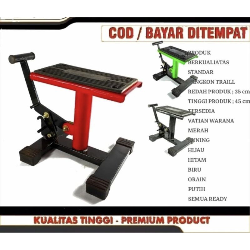 pedok / standar tengah  jackstand klx crf