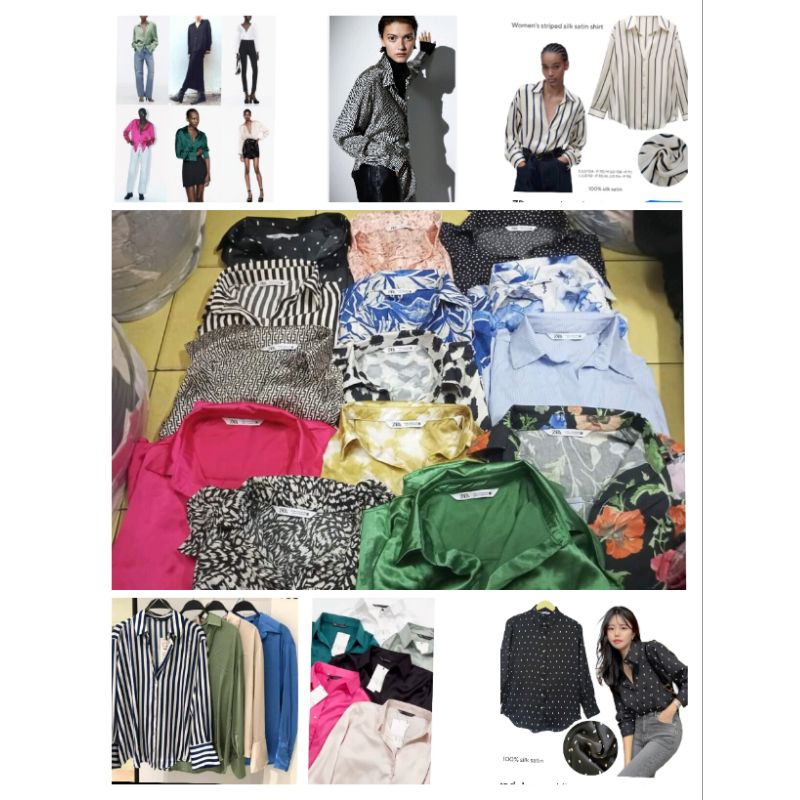 Kemeja Zara Oversized Longsleeve