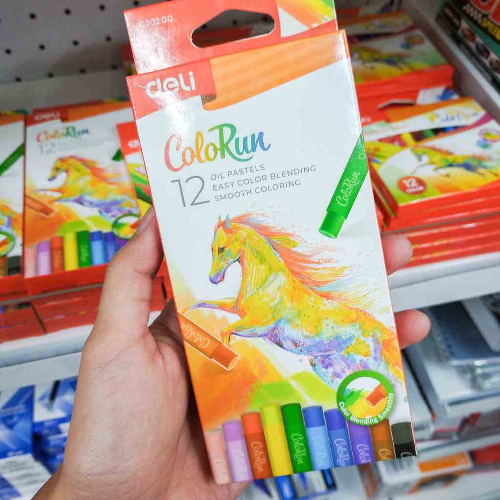 

Deli ColoRun Oil Paster Isi 18 Crayon Colored Pencil Alat Tulis Sekolah Stationery Hampers Souvenir Anak Ulang Tahun