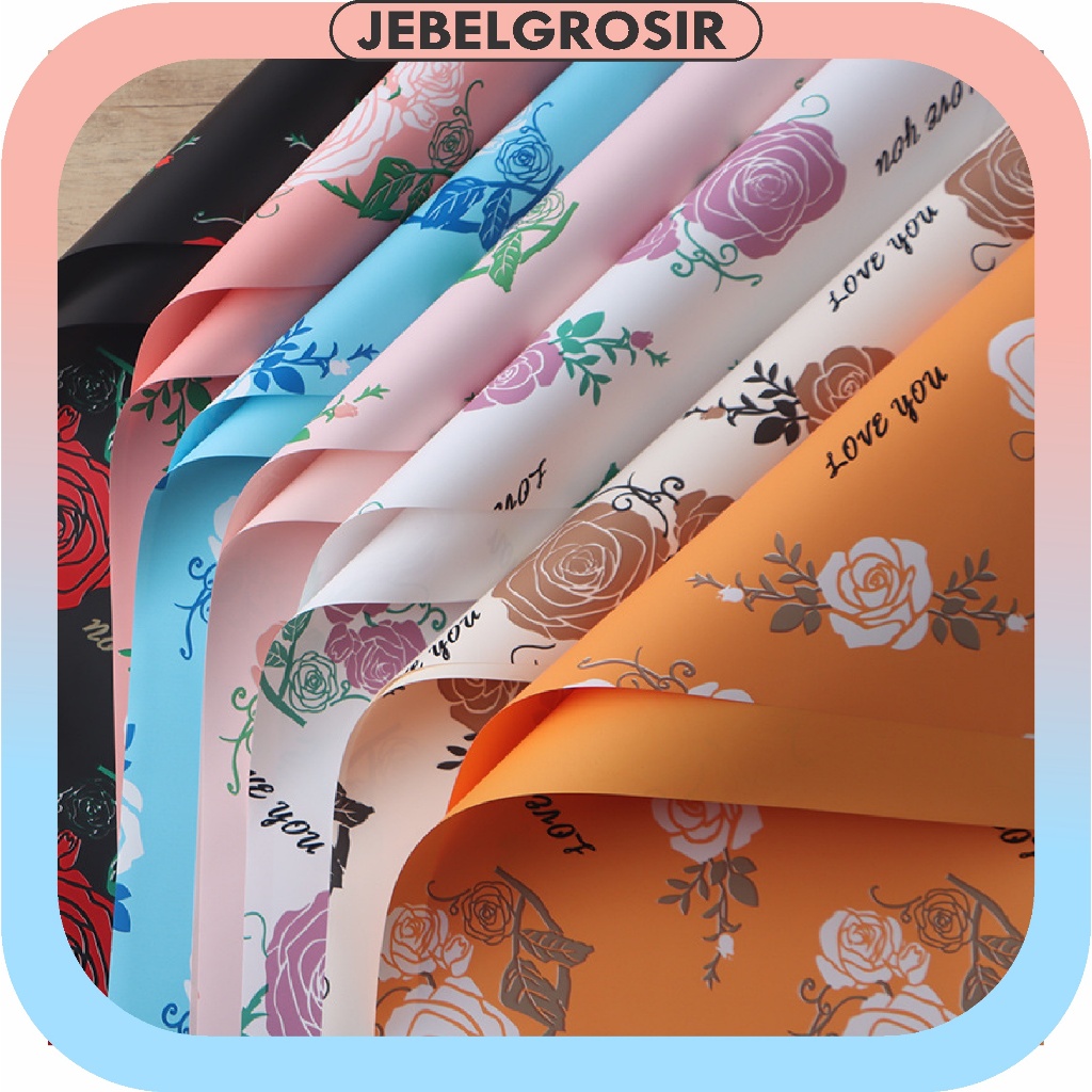 

Kertas Buket Bi Color Paper Flower 3D Pattern Craft Wrapping Paper Ecer Lembaran KB6177