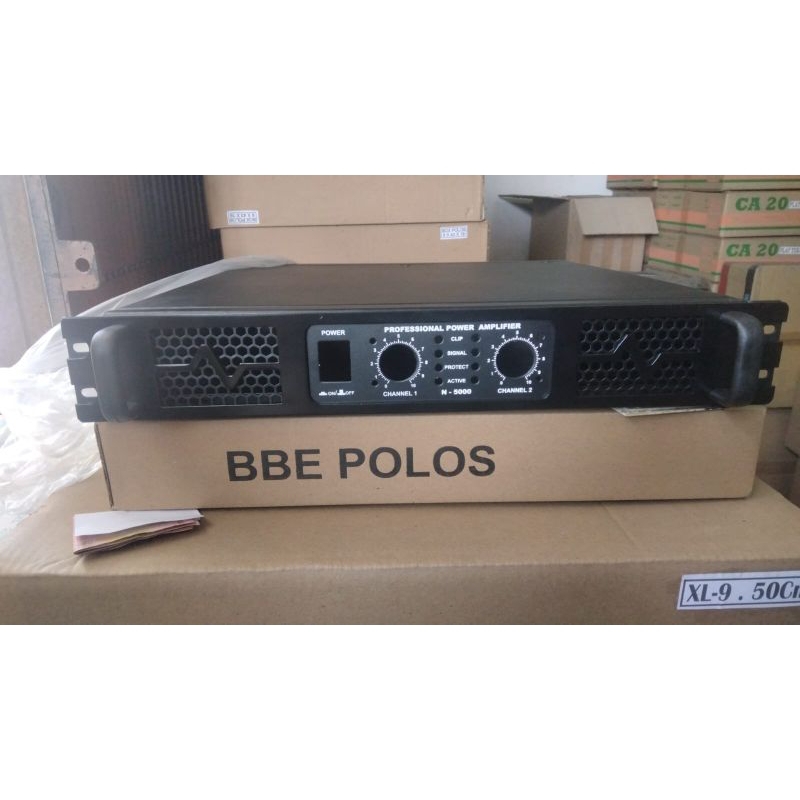 Bok power amplifier N5000 1.5U 2chanel warna hitam
