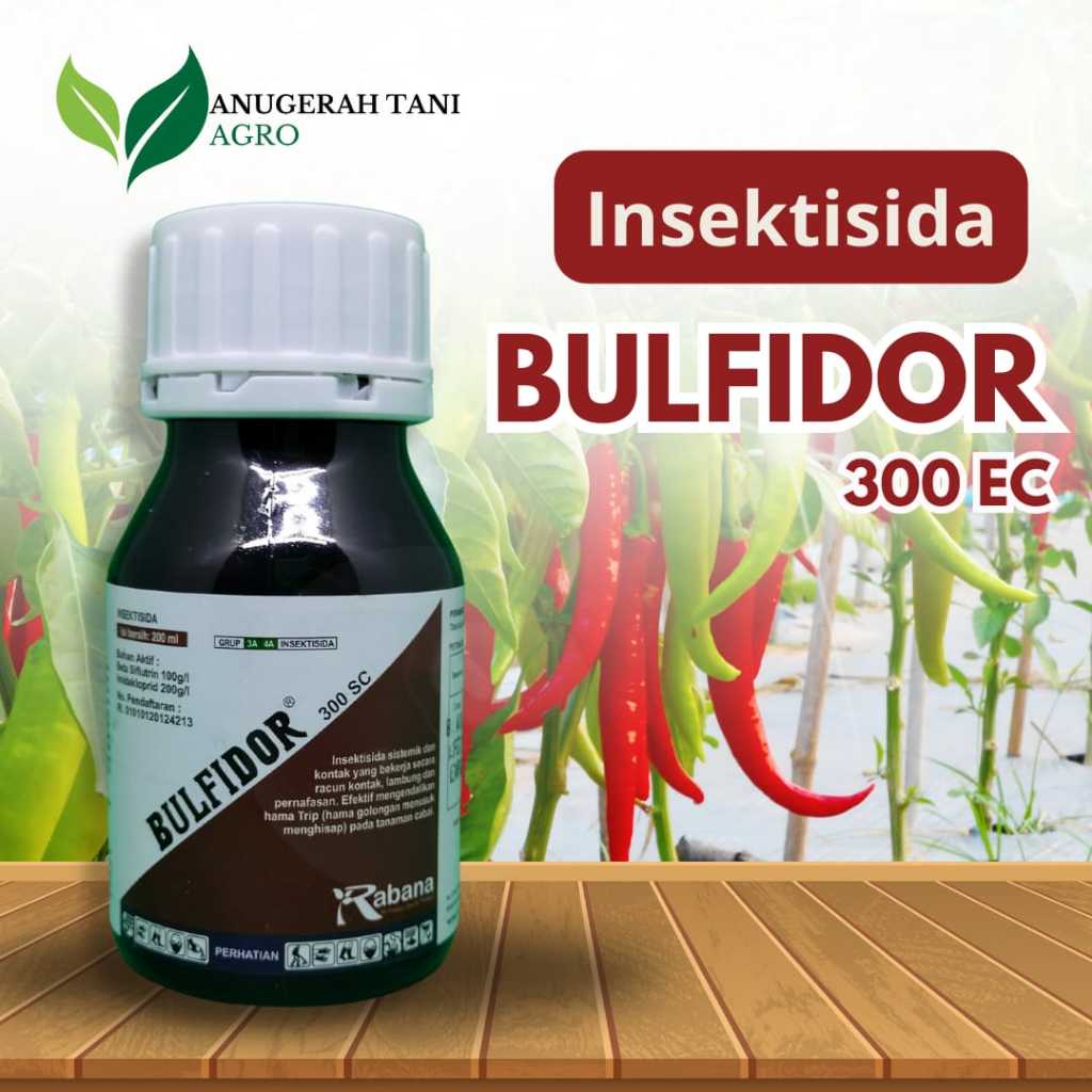 Insektisida Bulfidor 300 EC 250 Ml Mengatasi Hama Cabuk Klaper Wereng