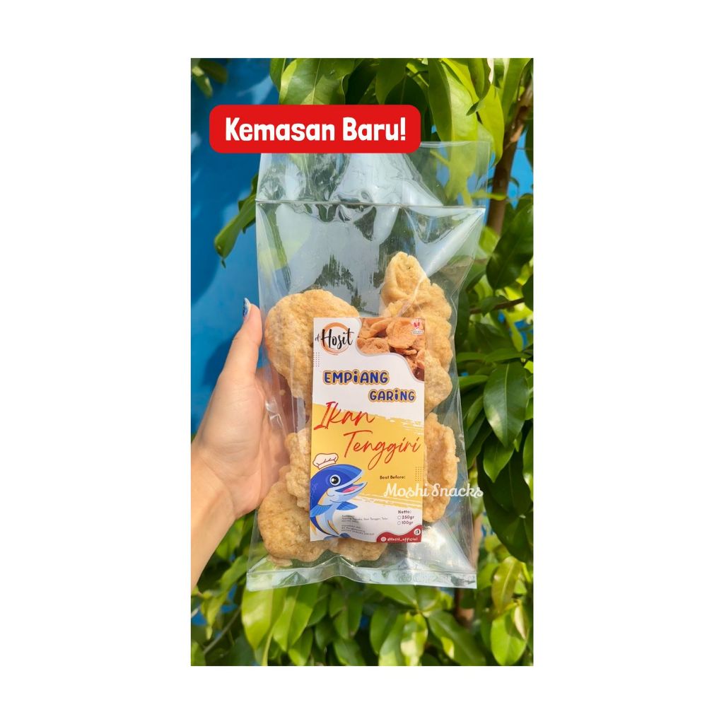 

Kerupuk / Kemplang Empiang Garing Cap HOSIT 100gr Asli Bangka Engpiang Ampiang Ikan Tenggiri