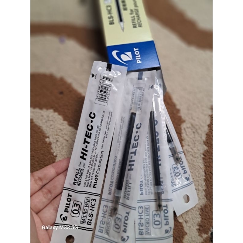 

pulpen pen Pilot Refil hitec hi-tec hi-tac hitech pilot Refil refill / isi hitec 0.3