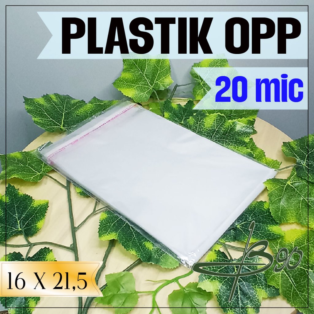 Plastik Opp Lem 20 Micron 16x21,5cm isi 100 pcs
