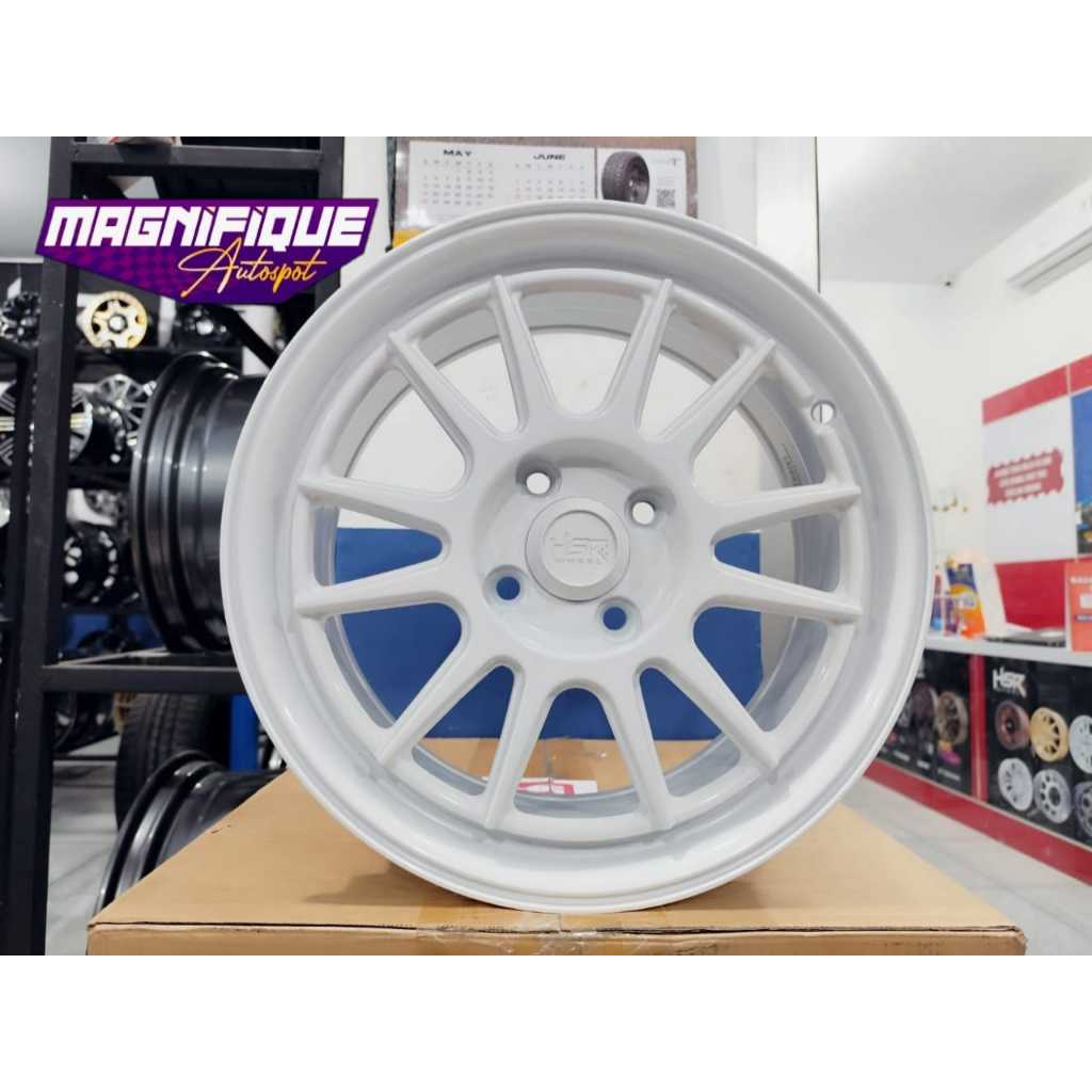 Velg Mobil warna putih Ring 15 untuk sigra calya vios dll HSR ENDE R15