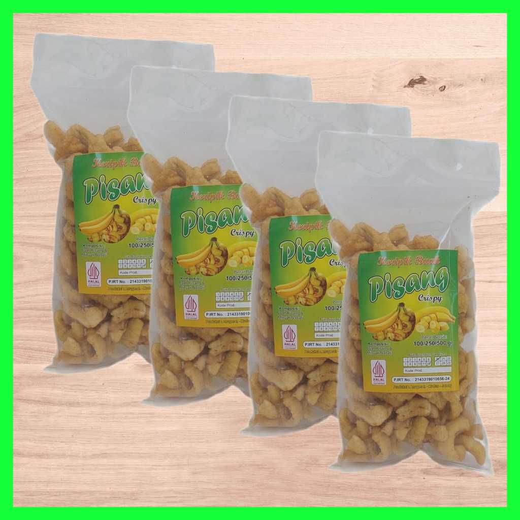 

PISANG CRISPY, RAMBAK PISANG, PISANG CRUNCHY 250GR