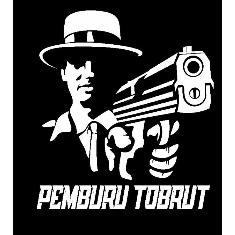 stiker pemburu cuan stiker kaca mobil truk pickup sticker murah