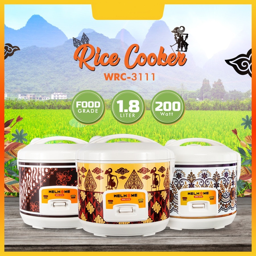 Rice Cooker Welhome WRC-3112
