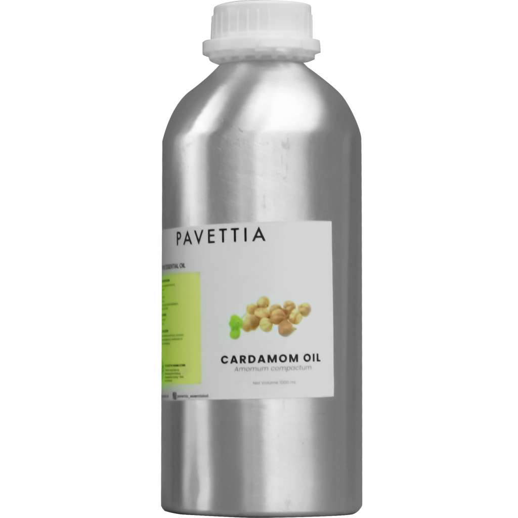 1000 ml - Minyak atsiri kapulaga / cardamom essential oil (Amomum compactum)