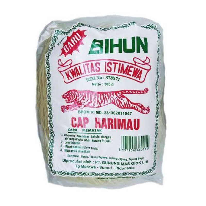 

Bihun Cap Harimau 300Gr