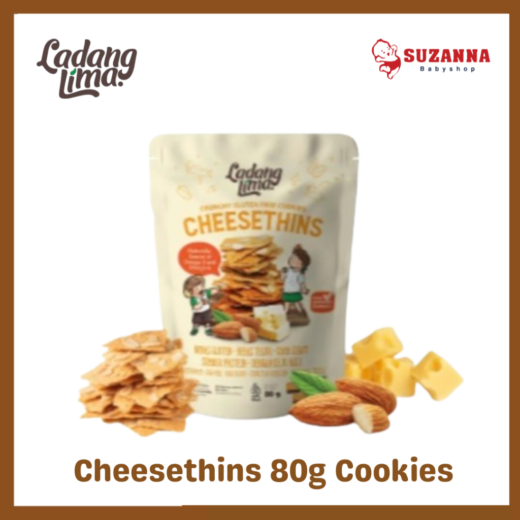 

Ladang Lima Cheesethins 80g Cookies - Snack / Biscuit