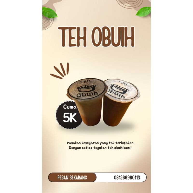 

TEH OBUIH| TEH KEKINIAN| TEH VIRAL| TEH REBUSAN DENGAN VARIAN RASA