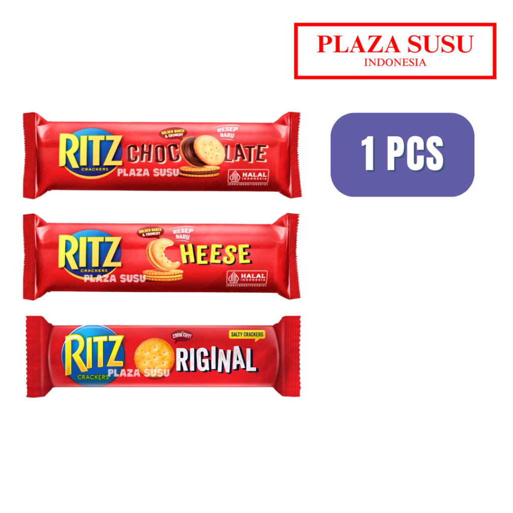 

RITZ CRACKERS ORIGINAL 100G CHEESE RITZS BISKUIT CHOCOLATE BISCUIT COKLAT 91G