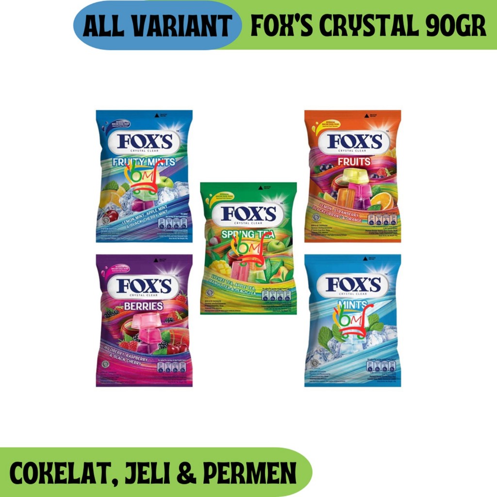 

Fox's Crystal Clear Permen Fox Bening All Variant