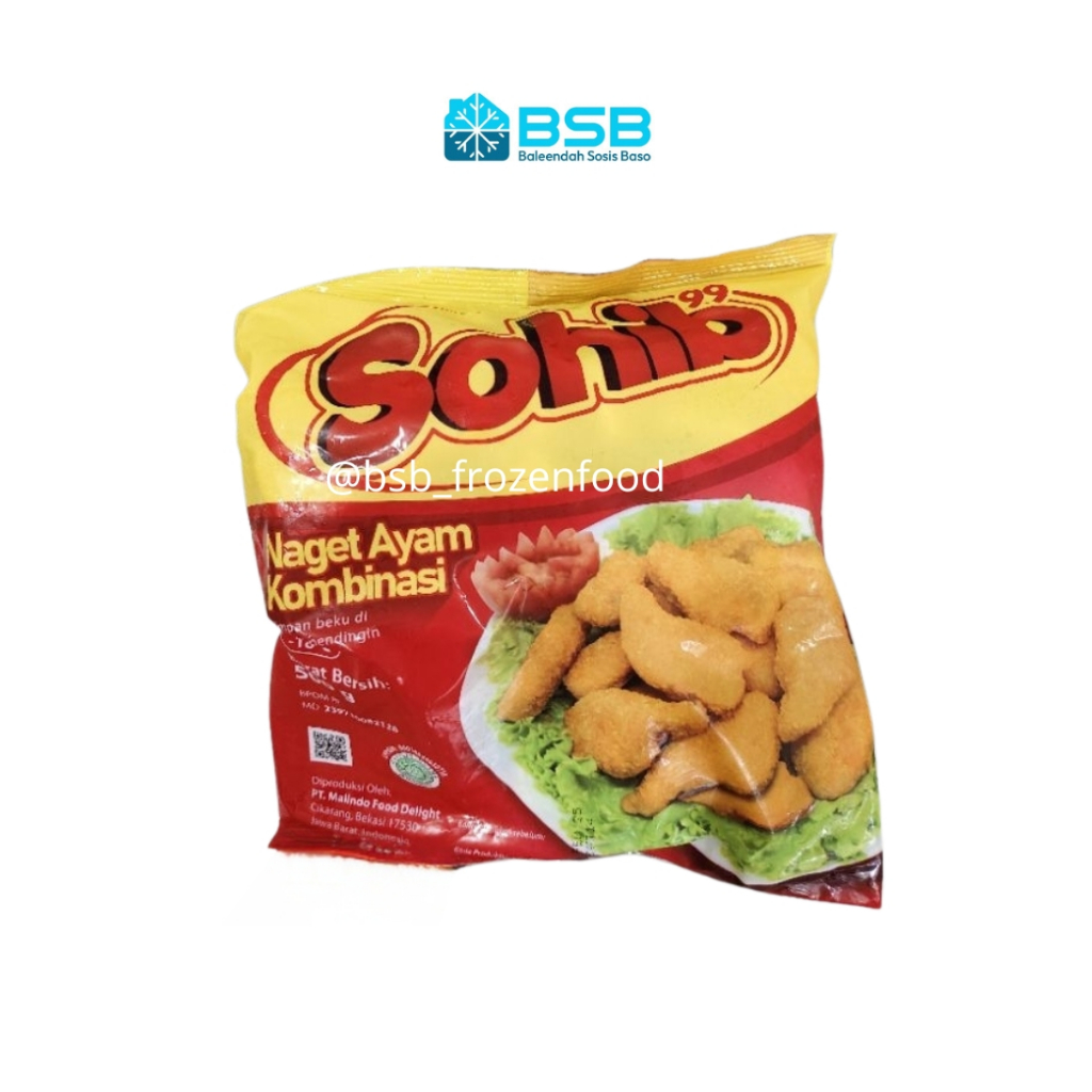 

SOHIB Chicken Nugget Original Naget Ayam Kombinasi Sohib 250 gram 500 gram