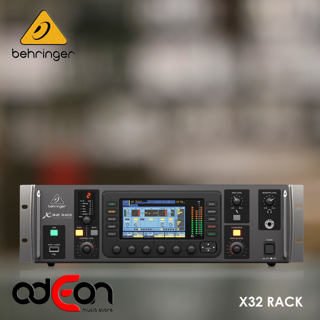 Behringer X32 RACK 40-Input, 25-Bus Digital Rack Mixer with 16 Programmable Midas Preamps
