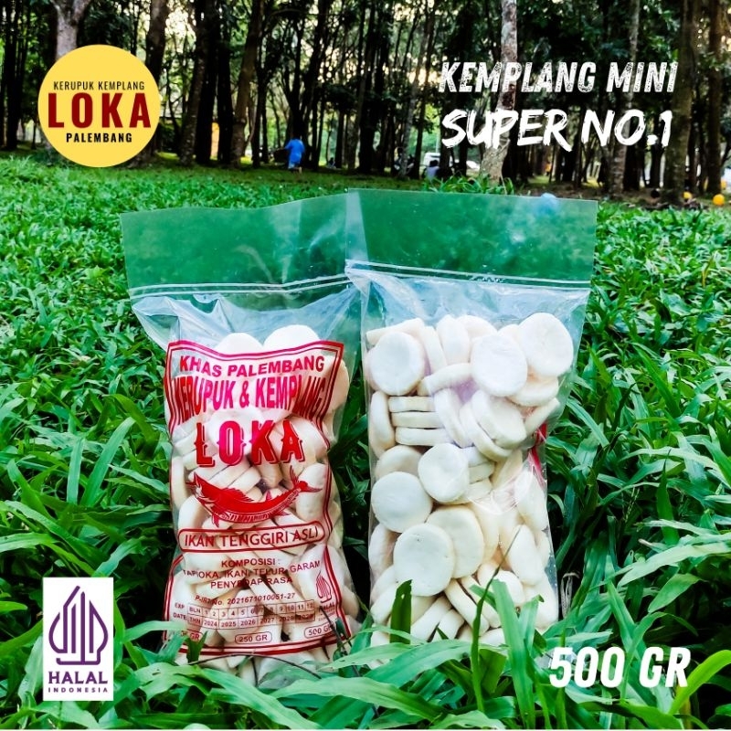 

KEMPLANG MINI SUPER IKAN TENGGIRI KERUPUK MINI SUPER KHAS PALEMBANG 500GR