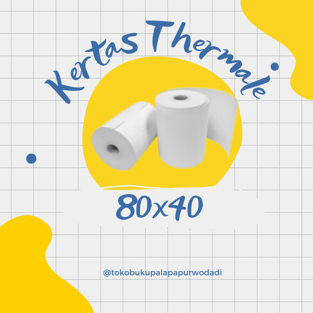 

Kertas Struk Kasir/Kertas Struk Thermal Uk.80x40mm