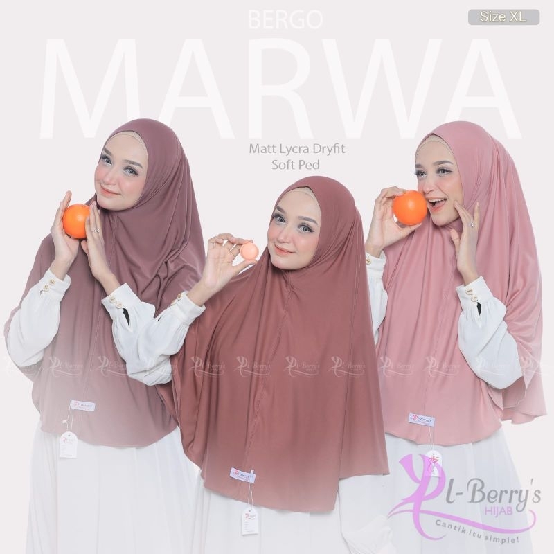 ✨ HIJAB EL BERRYS MARWA XL // HIJAB JUMBO INSTAN // HIJAB GROSIR TERMURAH KEKINIAN ✨
