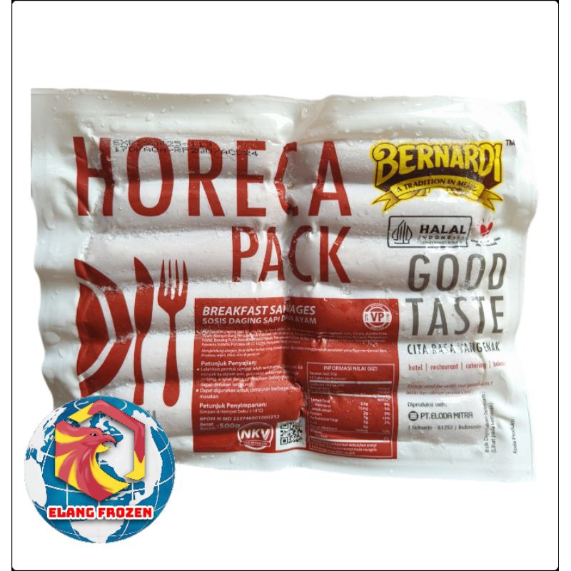 

Horeca Pack Bernardi Sosis Cocktail Sausage 500gr