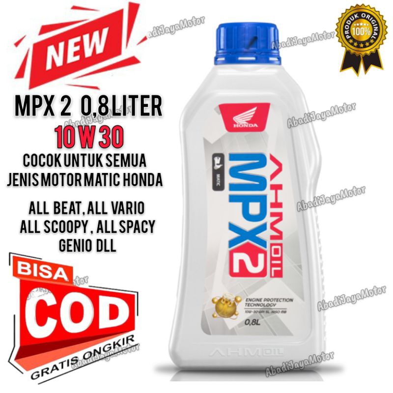 AHM OIL MPX 2 800ml  OLI MATIC MPX 2 ORIGINAL