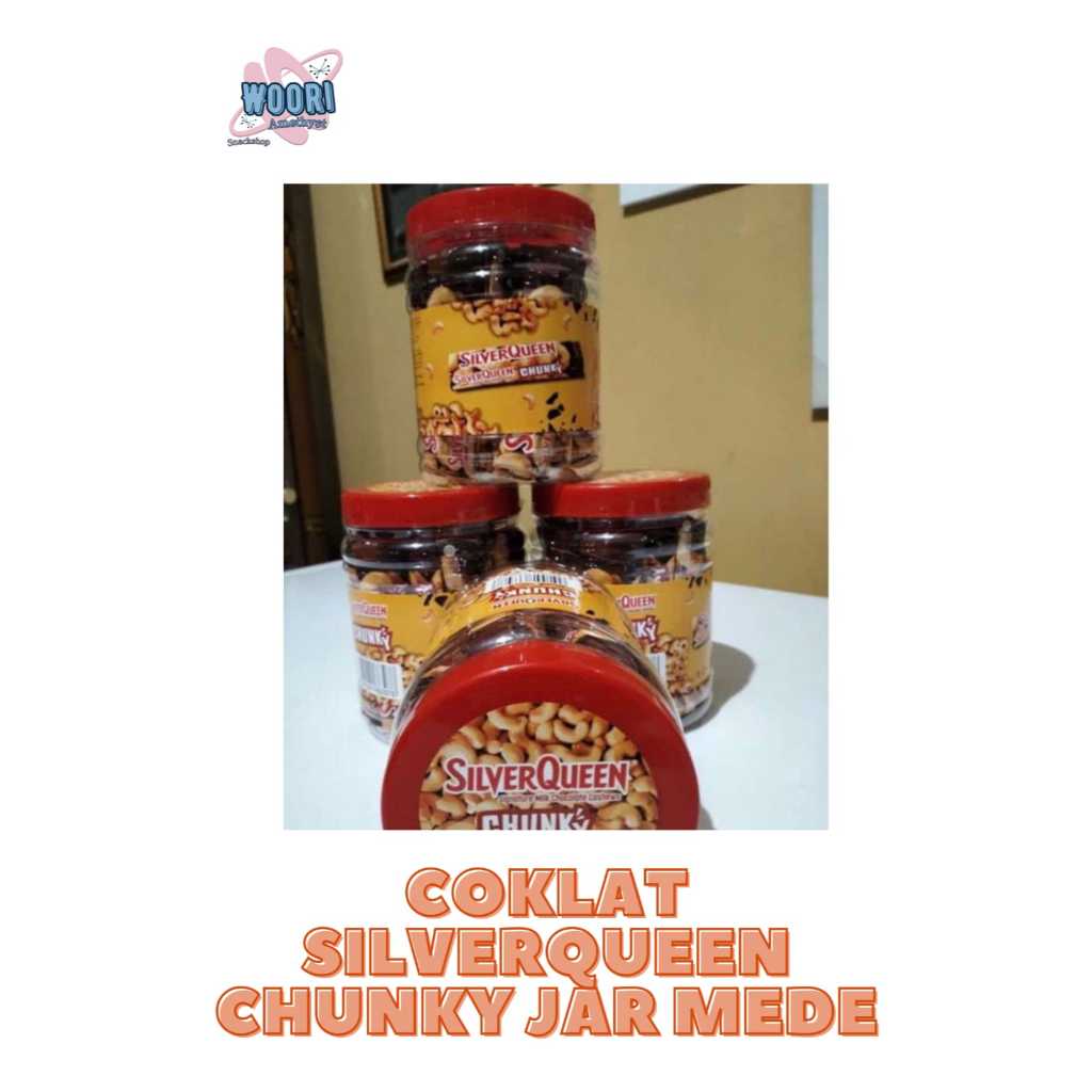 

COKLAT SILVERQUEEN CHUNKY BAR JAR MEDE TOPLES ISI 12PCS/ CHUNKY JAR 30gr