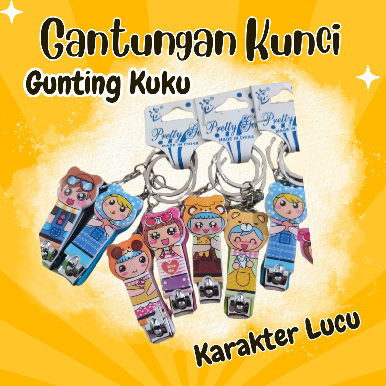 Gantungan Gunting kuku - Alat potong kuku 777 super doll dan cabutan bulu rambut ketiak