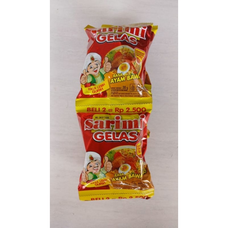 

Sarimie gelas renceng