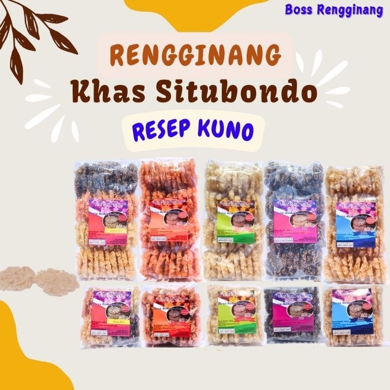 

Rengginang mentah berat 225gr isi ± 20pcs renggining rengganis