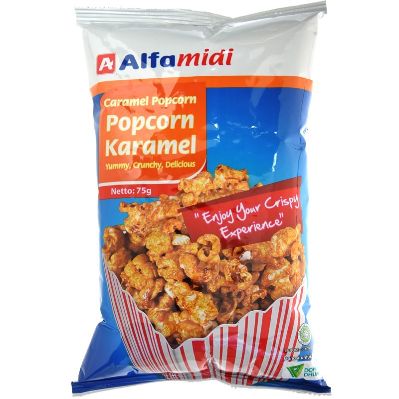 

Cemilan Alfamidi Popcorn Karamel Enak 75 Gram