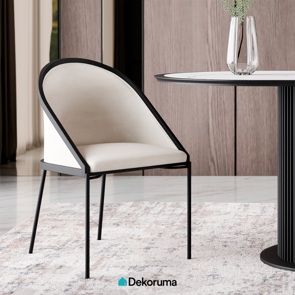 Dekoruma Tenzo ORLANDO Kursi Makan / Kursi Kafe / Dining Chair