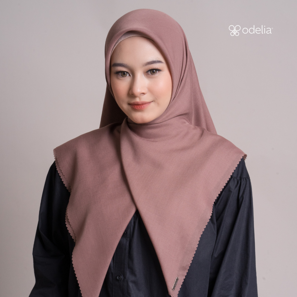 Odelia - Cashew ( Seanna Voal Lux ) | Hijab segi empat I Jilbab segi empat I Kerudung segi empat pol