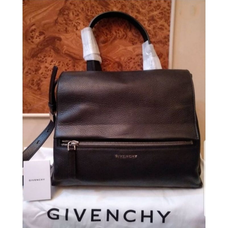NEW GIVENCHY PANDORA PURE Medium Bag Black AUTHENTIC Tas Branded Wanita