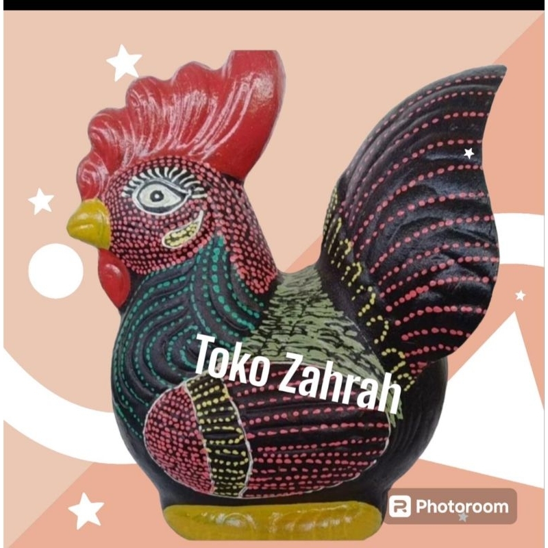 Celengan Ayam Tanah Liat *Semi Jumbo*