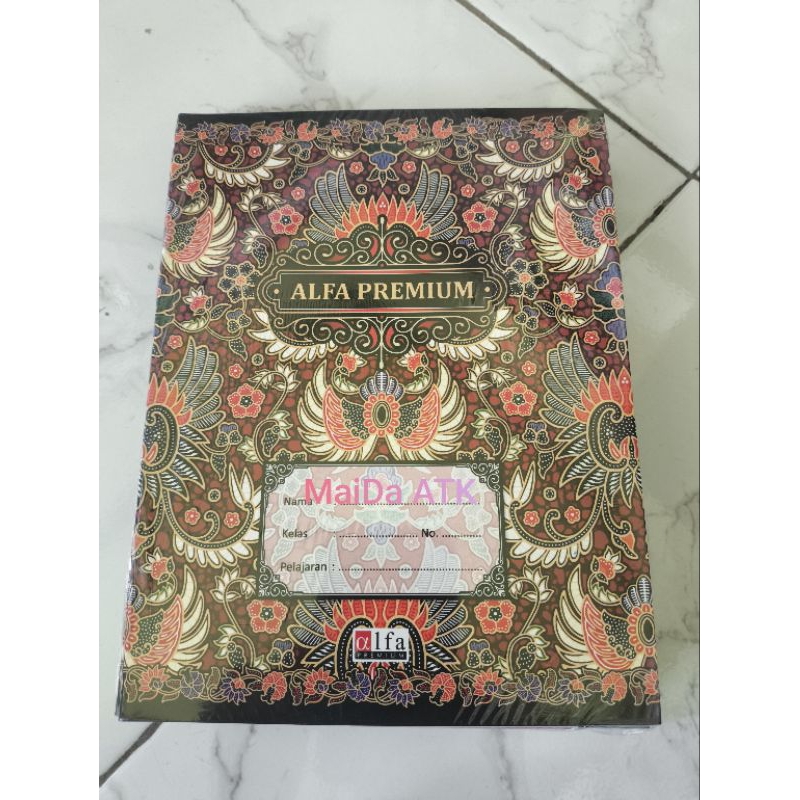 

Buku tulis ALFA Premium 32Lembar 10pcs