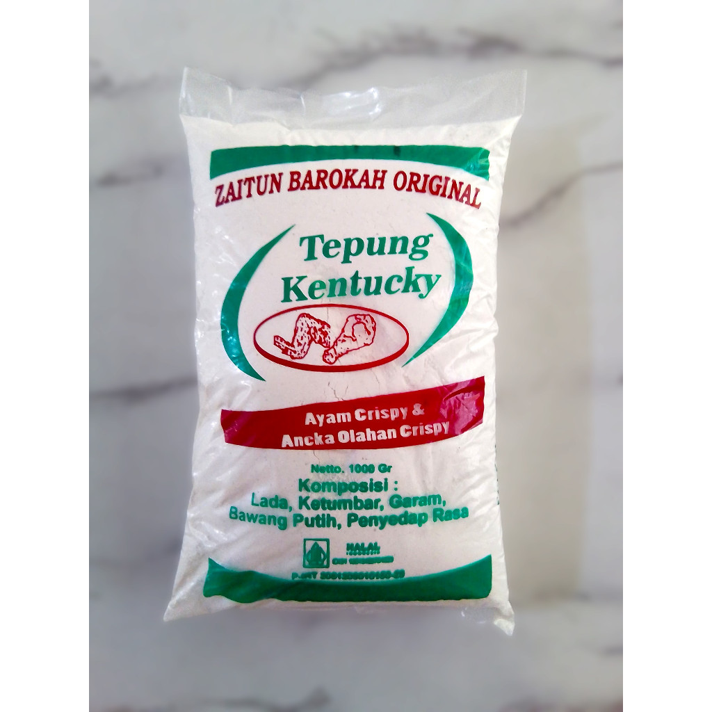 

Tepung Kentucky Zaitun Barokah Original 1 Kg