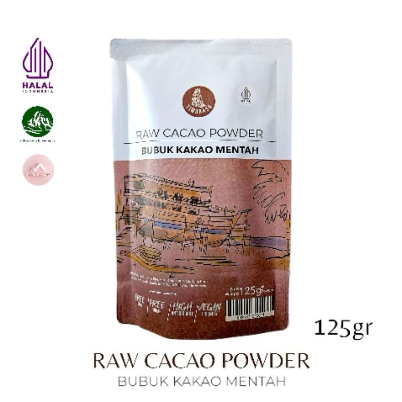 

Bubuk COKELAT KAKAO MENTAH - 125gr | Timurasa RAW CACAO Powder Coklat Bubuk