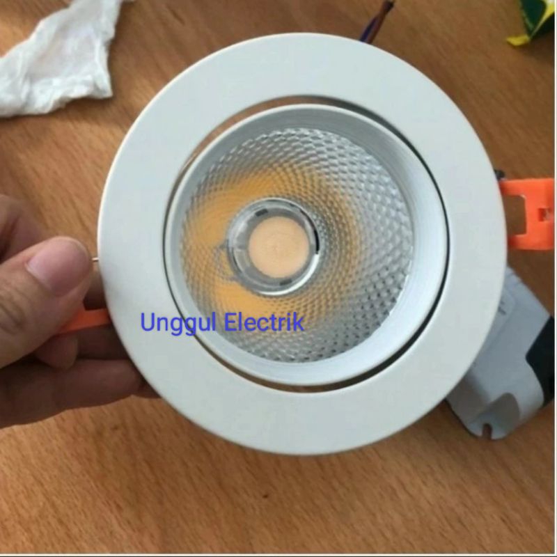 Lampu downlight KINGTAS 30 watt 6323 Spotlight COB LED 30W lampu plafon