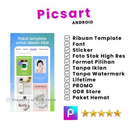 picsart lifetime AI Edit Foto dan Video