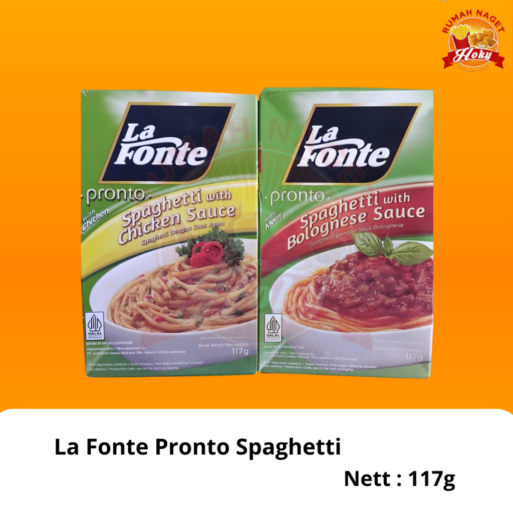 

LaFonte Pronto Spaghetti Chicken / Bolognese 117gr