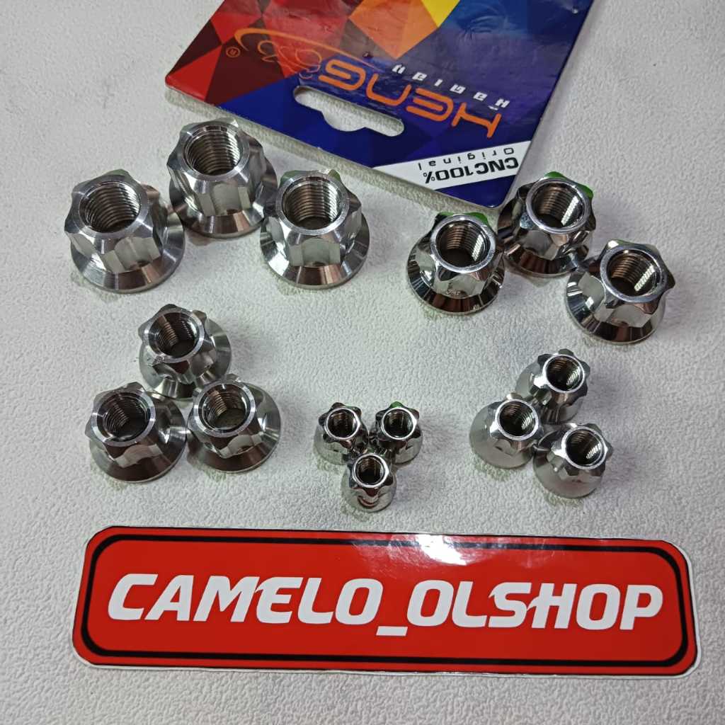Mur open gear shape (H) 10 12 14 17 19 stainless model gear tinggi original heng thailand