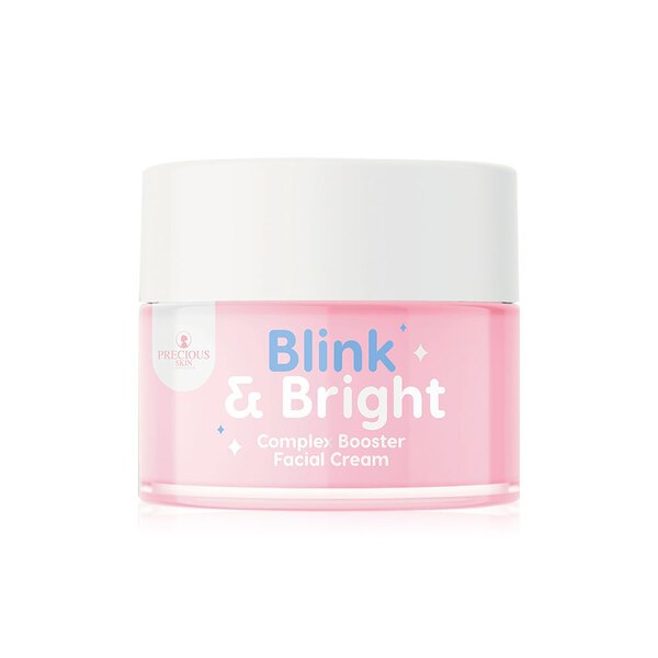 Precious Skin Blink Bright Complex Booster Facial Cream Krim Pemutih Wajah Thailand Krim Malam