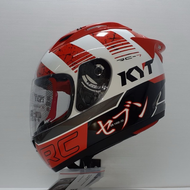 KYT RC7 Motif merah putih