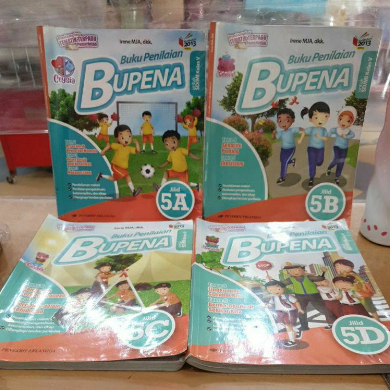 BUKU SECOND BUPENA KELAS 5 JILID 5A,5B,5C,DAN 5D