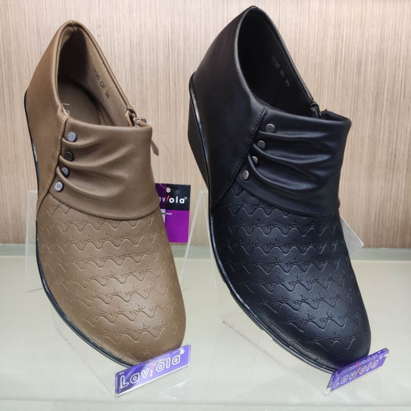LAVIOLA SHOES ORIGINAL❗Sepatu Formal Wanita Boots Wedges 5cm