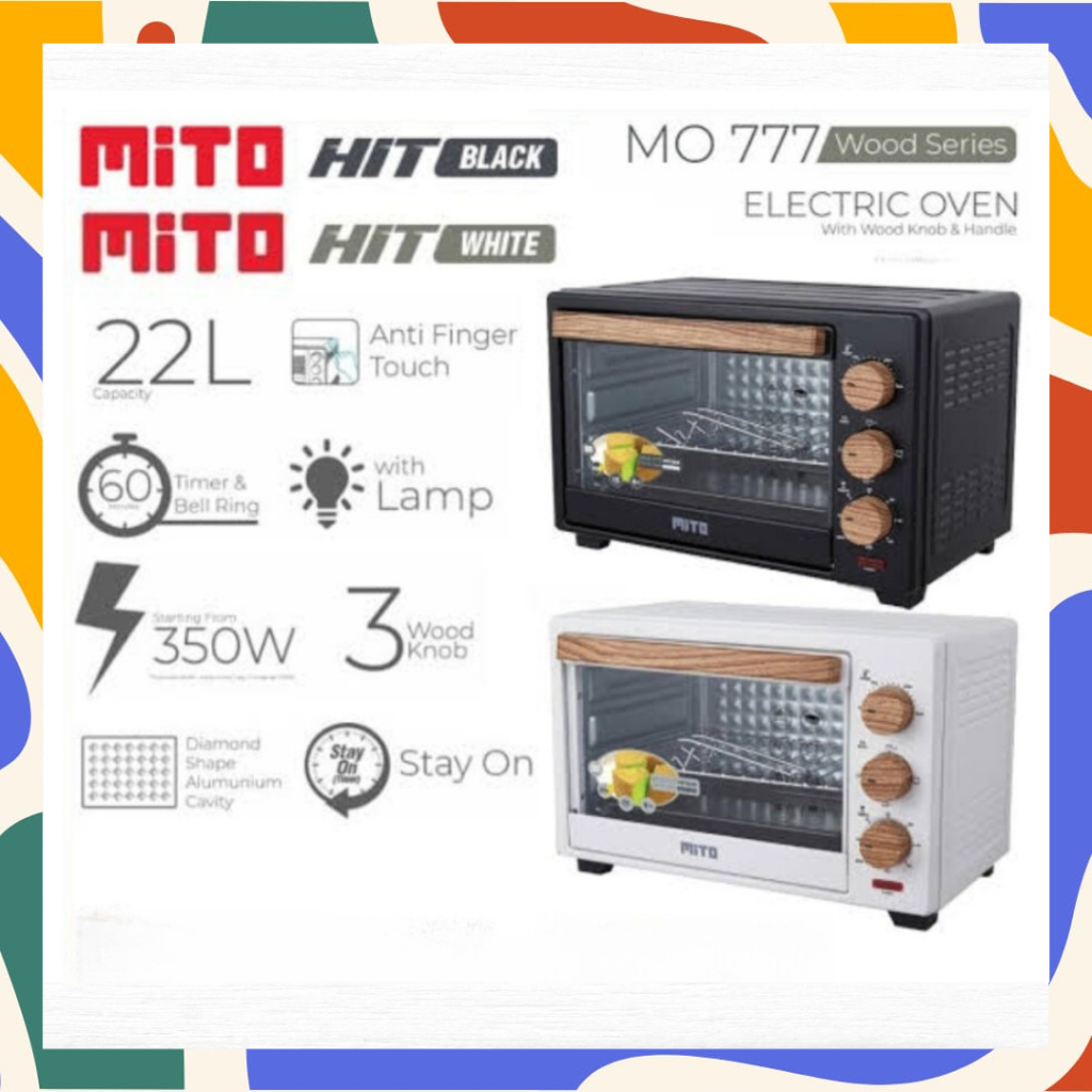 Oven Listrik Low Watt Mito HIT MO 777 22 Liter