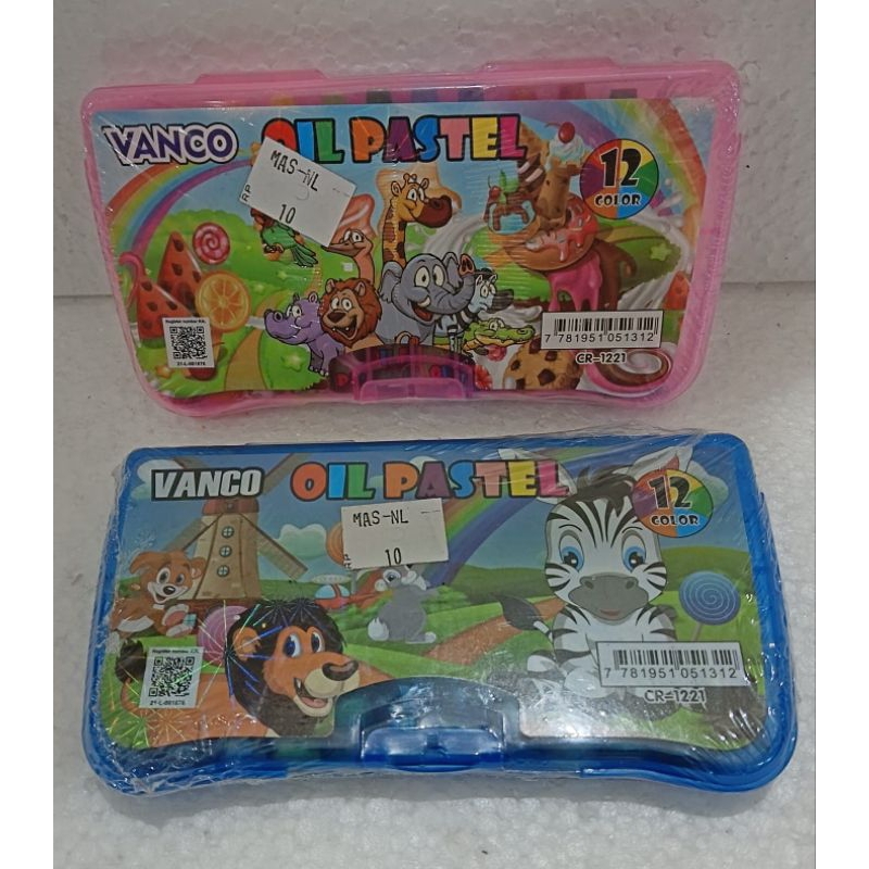 

Krayon Vanco Oil Pastel 12 Warna CR-1221