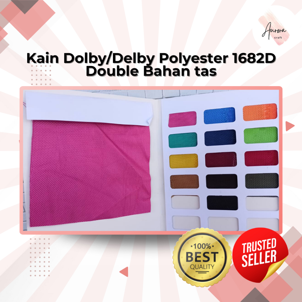 Kain Dolby/Delby Polyester 1682D Double Bahan tas